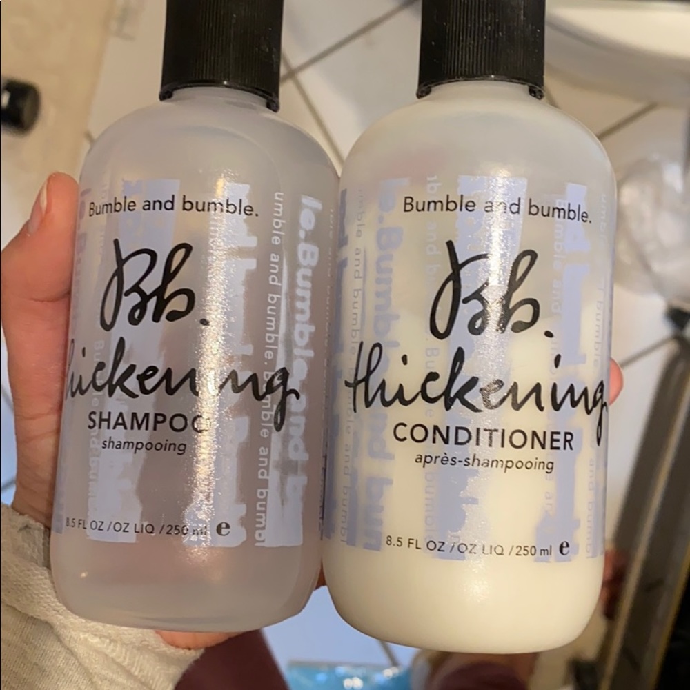Bumble & Bumble thickening shampoo & conditioner